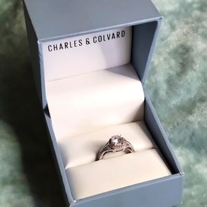 Charles and Colvard Moissanite engagement ring